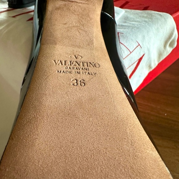 Authentic VALENTINO GARAVANI TAN-GO PLATFORM PATENT LEATHER 155MM - Picture 6 of 6